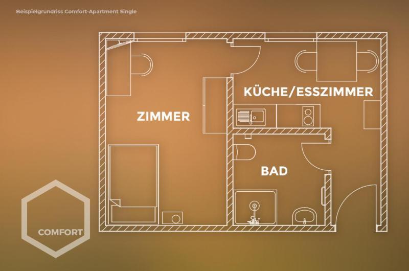 Апарт готель Boardinghouse Нойтраублінг Екстер'єр фото